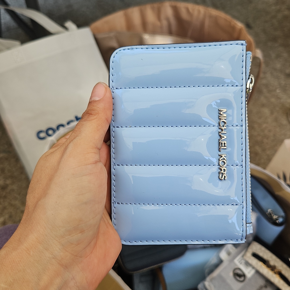 Michael Kors Light Blue Wallet